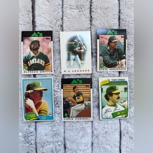 Topps Oakland Athletics Card Collection - Green and Black